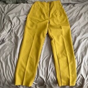 zara pleated work pants